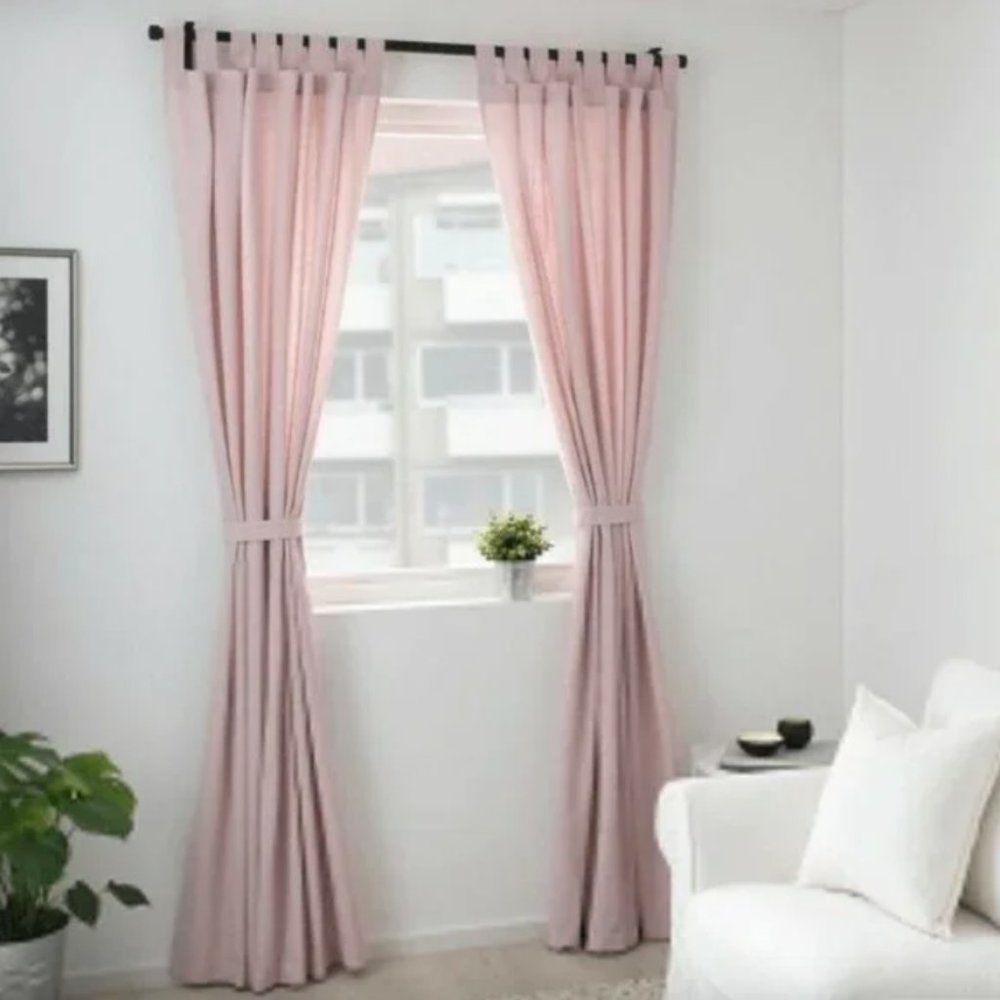 IKEA Pink Curtains LENDA